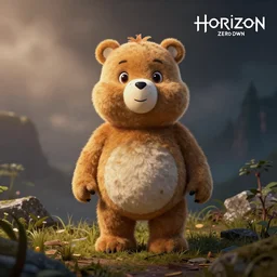 Alloy from Horizon Zero Dawn as a Care Bear