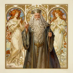 dumbledore, d & d, fantasy, intricate, elegant, highly detailed, digital painting, artstation, concept art, matte, sharp focus, illustration, hearthstone, art by artgerm and greg rutkowski and alphonse mucha
