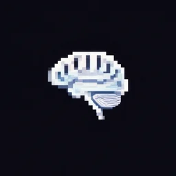 minimalist logo icon for a wandering mind, one person, brain filter pixelated, analogue dream, retro psychology, victo ngai, kilian eng, lois van baarle, behance