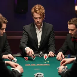 homelander from the boys playing poker