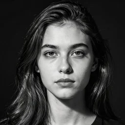 identikit portrait of a criminal, facing, face, composite, compositing b & w, low detail, low quality, wanted