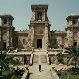The lost city of Atlantis, cinematic, 65mm panavision