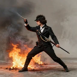 chopin commits arson
