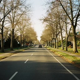 Leaving, heading eastbound Weekend's almost here now It's getting warmer outside It all feels right :: kodak gold 100