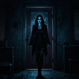 photo of nightmare fuel walking through your door at night
