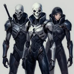 tonemapped horror reapers mass effect by ruan jia, ayami kojima, fauvism