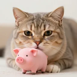 cat bear pig