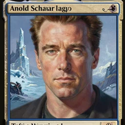 detail closeup macroshot portrait arnold schwarzenegger as teferi, in the style of magic the gathering, glacier landscape, d & d, fantasy, intricate, elegant, highly detailed, digital painting, artstation, concept art, matte, sharp focus, illustration, art by artgerm and greg rutkowski and alphonse mucha