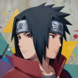 Itachi Mangekyo profile picture by Sachin Teng, asymmetrical, Organic Painting , Matte Painting, meaningful, Powerful, geometric shapes, hard edges, graffiti, street art:2 by Sachin Teng:4