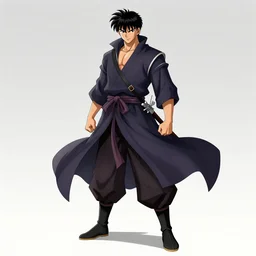 full body concept art of martial artist / sorcerer in the style of jean giraud in the style of akira toriyama trending on artstation deviantart pinterest detailed realistic high resolution hd 8 k in color