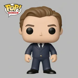 john von neumann, funko pop, realistic, vector