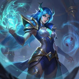 renata glasc league of legends wild rift hero champions arcane magic digital painting bioluminance alena aenami artworks in 4 k design by lois van baarle by sung choi by john kirby artgerm and greg rutkowski and magali villeneuve mage fighter assassin