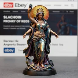Fine Image on the store website, eBay, Full body, 80mm resin detailed miniature of a Goddess