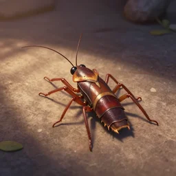 cockroach , pixar style , disney
