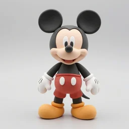 walt disney made out of polymer clay detailed sculpture trending on artstation
