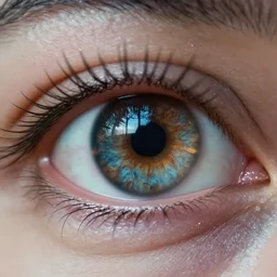 space in pupil of the eye, cinematic lights, photorealistic