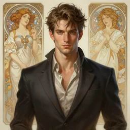 portrait of ezreal, diffuse lighting, fantasy, intricate, elegant, highly detailed, lifelike, photorealistic, digital painting, artstation, illustration, concept art, smooth, sharp focus, art by john collier and albert aublet and krenz cushart and artem demura and alphonse mucha