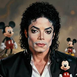 single black face michael jackson, michael jackson, black panther, michael jackson, michael jackson, michael jackson, michael jackson, michael jackson, ( ( ( mickey mouse ) ) ), nendroid, stephen bliss style