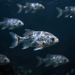 underwater video footage of fish.