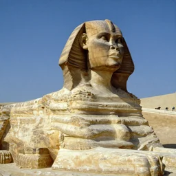 oil painting of the sphinx by jean - leon gerome, academicism