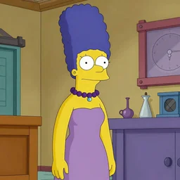 marge simson from futurama in berserk anime drawn by kentaro miura