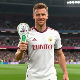 Screenshot of Steve coogans Alan partridge in Fifa 22