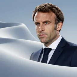 emmanuel macron, gigachad