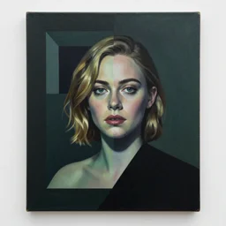 Elle Fanning in The Green Room picture by Sachin Teng, asymmetrical, dark vibes, Realistic Painting , Organic painting, Matte Painting, geometric shapes, hard edges, graffiti, street art:2 by Sachin Teng:4