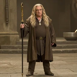 movie still of danny devito starring as gimli in the 2 0 2 6 lord of the rings movie, full body, hyper realistic, high quality
