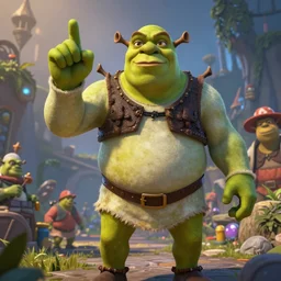 shrek in team fortress 2 on the red team playing upward, realistic 4 k octane beautifully detailed render, 4 k post - processing, highly detailed, intricate complexity, epic composition, magical atmosphere, cinematic lighting, masterpiece, ultra hd