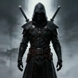 assassin scarecrow, symmetrical, highly detailed, digital art, sharp focus, trending on art station, anime art style