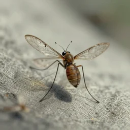 irish linen mosquito,art by Angus McKie and Rowena Morrill and Ken Kelly,trending on artstation, skinny lighting microscopic view,multiple exposure ,muted colors,illustrator,photorealistic,Howl’s Moving Castle ,