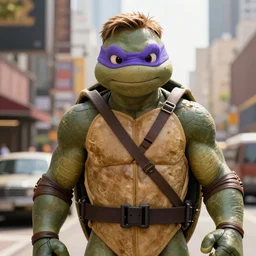 Ryan Gosling ninja turtle , 4k, cinema