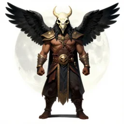 full body moon god khonshu with a huge bird skull head, marvel comic book style, digital art, artstation