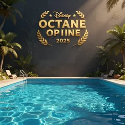 octane render caustics of the bottom of a swimming pool by disney concept artists, blunt borders, rule of thirds