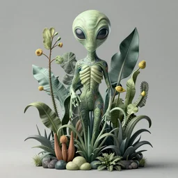 hyper - detailed matte illustration of alien flora. 3 d model by iris van herpen based on art forms in nature by zaha hasid, zdzisław beksinski and alphonse mucha