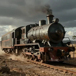 Armoured train, film still from Mad Max