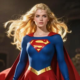 supergirl as a super saiyan warrior