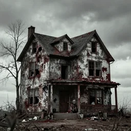 Infected sick zombie House