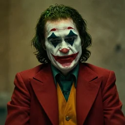 joker played by joaquin phoenix in fight club film still cinematography by david fincher