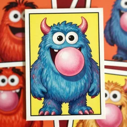 movie monster bubble gum cards from the 5 0 s to the 7 0 s