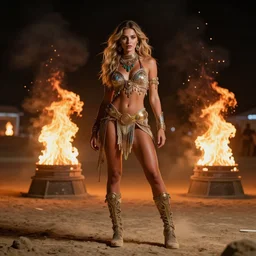 full body pose, hyperrealistic photograph of a beautiful girl, burning man, dim volumetric lighting, 8 k, octane beautifully detailed render, extremely hyper detailed, intricate, epic composition, cinematic lighting, masterpiece, trending on artstation, very very detailed, stunning, hdr, smooth, sharp focus, high resolution, award, winning photo, dslr, 5 0 mm