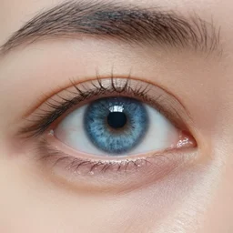 close up of blue eyes 4 k macro photography