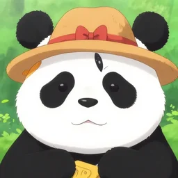 luffy in 🐼