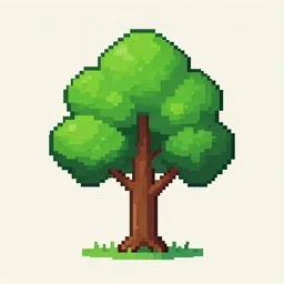 tree , pixel art , AlbertoV