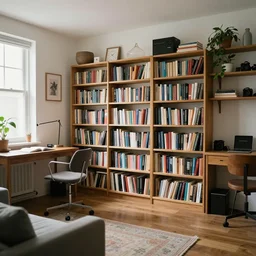 cozy bibliophile studio apartment concept, Nikon D810 | ISO 64 | focal length 20mm (Voigtländer 20mm f3.5) | Aperture f/9