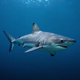 sharks in the deep abyss ultra realistic