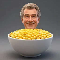hyperrealistic dslr film still of billy mays disguised as ( bowl of corn ), stunning 8 k octane comprehensive 3 d render, inspired by istvan sandorfi & greg rutkowski & unreal engine, perfect symmetry, dim volumetric cinematic lighting, extremely hyper - detailed, incredibly real lifelike attributes & flesh texture, intricate, masterpiece, artstation, stunning