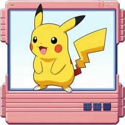 megaman as pikachu, SNES gameplay h-1024 w-1024