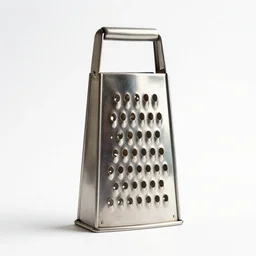 baroque cheese grater, high detail macro photography, isolated on a pure white background, centered, entire object in frame, sharp focus, soft studio lighting